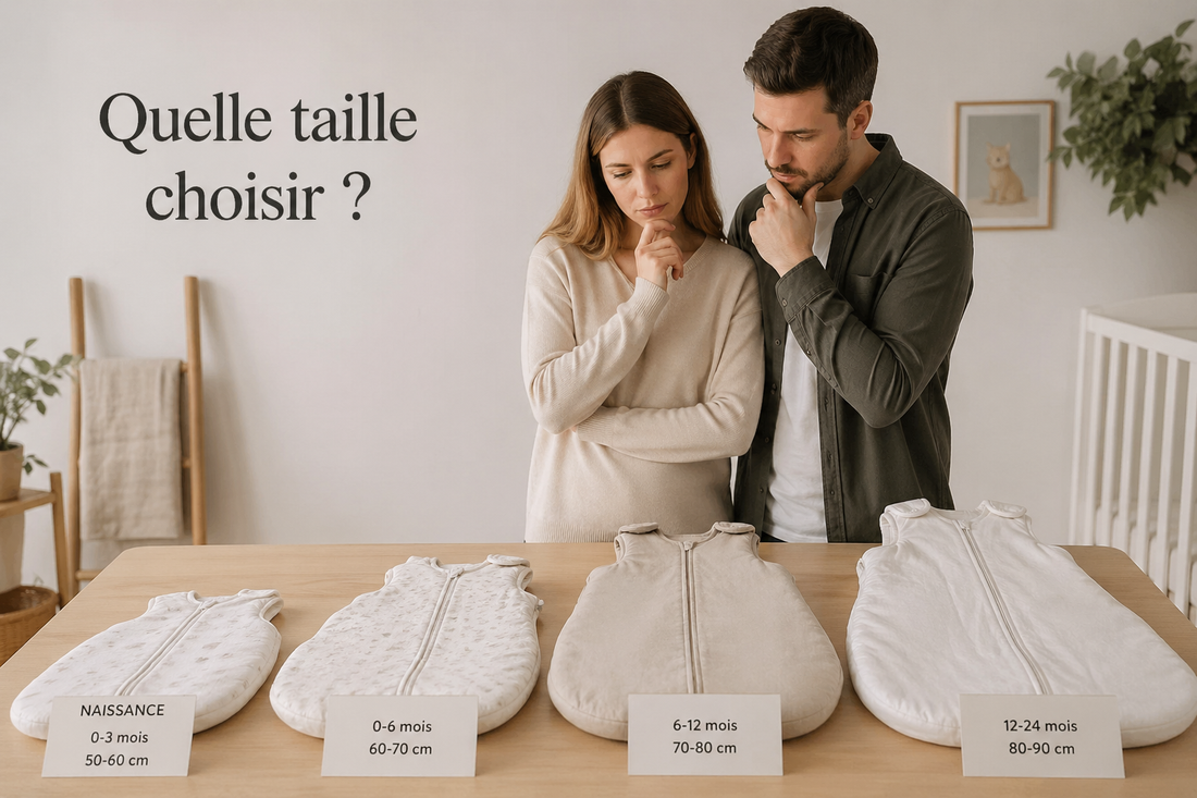 Sac de couchage nouveau-né : quelle taille choisir ?