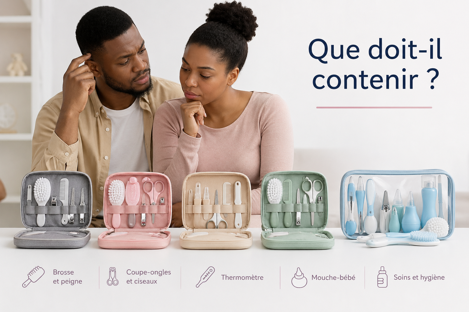 Kit hygiène complet pour bébé : que doit-il contenir ?