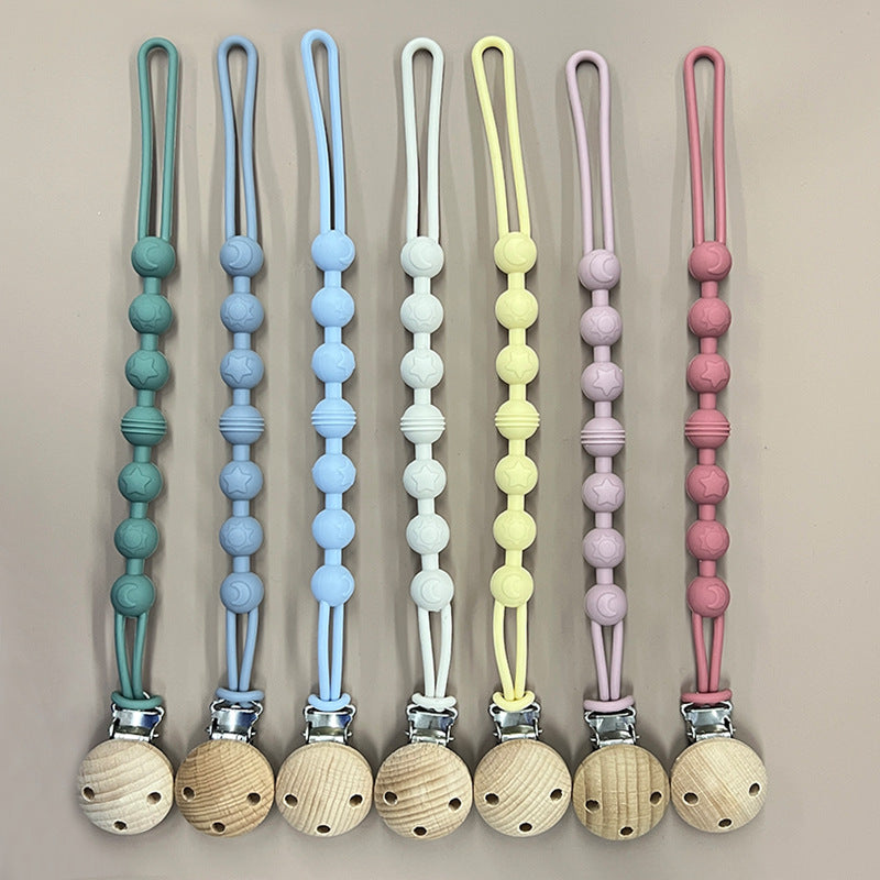 Attache tétine en silicone